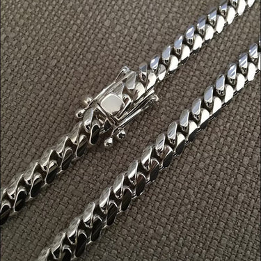 Cuban Link Chain 8mm - 999 Sterling Silver